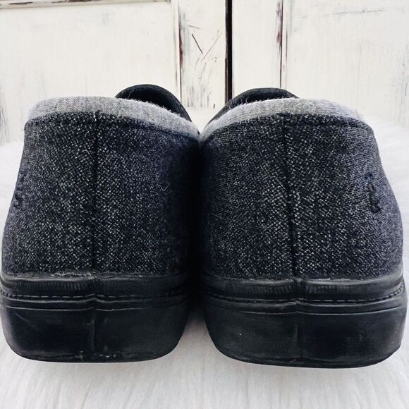 Grasshoppers Dark Gray / Black Wool Slip on Loafers Shoes ~ Womens Size 10M - Picture 4 of 7